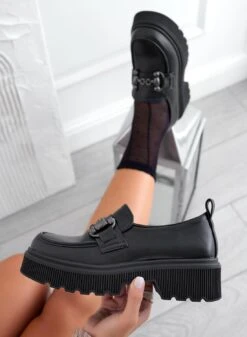 MAREA - Mocassini Platform Neri Con Fibbia -Negozio al dettaglio Alexoo 01 41c3fed7 558a 4bd3 8845 45dff010d3e8