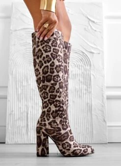 WENDY - Stivali Maculati Con Tacco Comodo -Negozio al dettaglio Alexoo 01 68ed2c69 eed0 4e3e 8b4e 5f6a5e0ae186