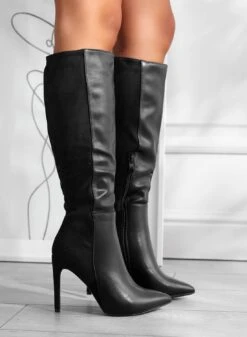 BRENDA - Stivali Neri Alexoo Con Tacco A Spillo E Rentro Scamosciato -Negozio al dettaglio Alexoo 03 beb27eb1 80e0 429b aa2b 70297b518a3b