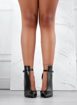 ADELAIDE - Tronchetti Neri Con Apertura Laterale E Tacco Alto A Spillo -Negozio al dettaglio Alexoo 04 833d6c80 14f7 41b0 af8c 5b74c9e99c39