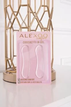 Cuscinetti In Gel Trasparenti Per Retro Tallone A Strisce Con Adesivo