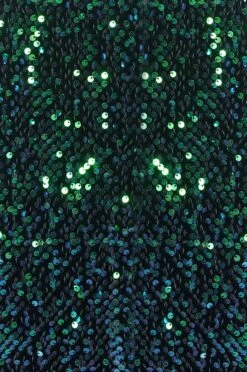 Abito In Paillettes Iridescenti - Verde -Negozio al dettaglio Alexoo 10 3 88 52083a67 f845 4ea8 b934 c3604b23d17b