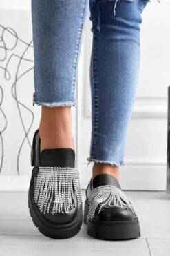 Mocassini Platform Neri Alexoo Con Accessori Intercambiabili -Negozio al dettaglio Alexoo 10 ed31e370 b25e 40a1 b94b b70c5157c46c