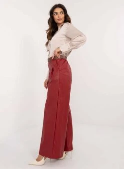 Pantalone Bordeaux In Finta Pelle A Zampa -Negozio al dettaglio Alexoo 10 fa108455 fdaa 4b23 9aa6 0865373f5b3f