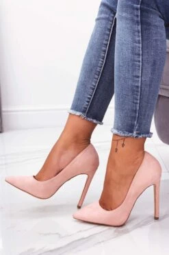 LEXIE - Decolletè Rosa Scamosciate Con Tacco Alto -Negozio al dettaglio Alexoo 11 4 166