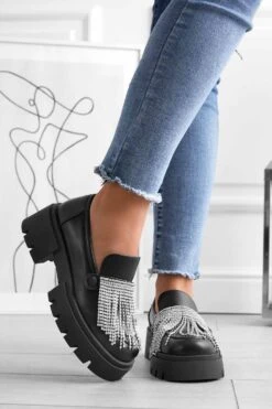 Mocassini Platform Neri Alexoo Con Accessori Intercambiabili -Negozio al dettaglio Alexoo 11 9fc0a8f7 0590 43e7 834f c20a27664d96