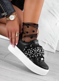 CARRY - Sneakers Nere Alexoo Con Fascia In Strass -Negozio al dettaglio Alexoo 12 6575a1f6 5475 43aa 9815 07dbfa5e991c