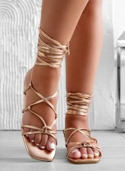 STACY - Sandali Bassi Champagne Alexoo Stringati -Negozio al dettaglio Alexoo 13 4dea92d0 8d26 45bd 8d4b 3495c494eedd