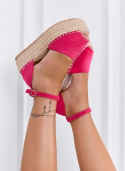 LICIA - Espadrillas Fuxia Chiaro Platform Con Cinturino Alla Caviglia -Negozio al dettaglio Alexoo 13 53cf78b9 aa8d 4e93 abb2 67109cd83e7c
