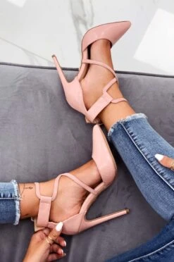 Decolletè Rosa Effetto Coccodrillo Con Tacco Alto 16 Decolletè Rosa Effetto Coccodrillo Con Tacco Alto -Negozio al dettaglio Alexoo 16 2 181