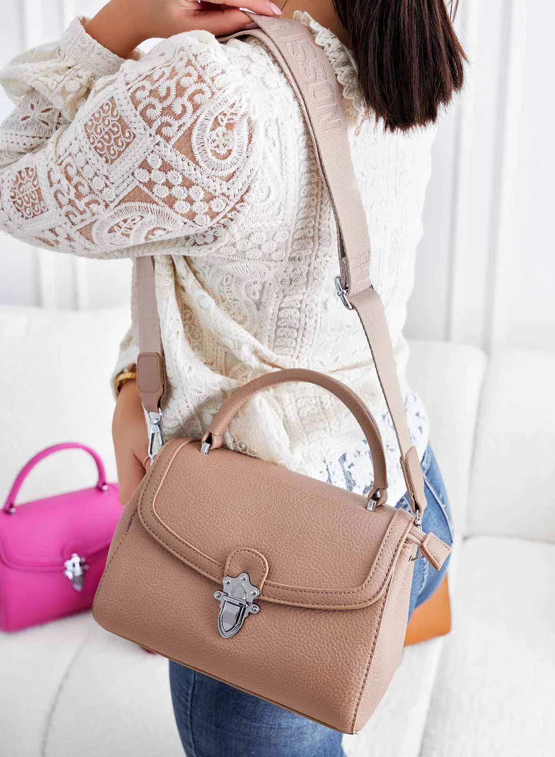 Borsa Fango Con Tracolla B232 4 Borsa Fango Con Tracolla B232 - immagine 4