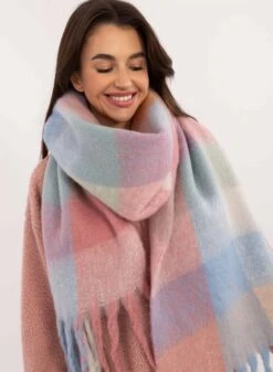 Sciarpa Oversize Con Tonalità Rosa Azzurro -Negozio al dettaglio Alexoo 1 b7c4d5d8 e186 423b 9f1e 762ede41e705