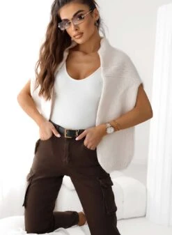 Pantalone Marrone Cargo Con Tasche Laterali -Negozio al dettaglio Alexoo 1 c3ceb9f4 206f 4380 9a61 90dcef7a8db6