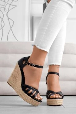 Sandali Espadrilles Neri -Negozio al dettaglio Alexoo 1 f0988850 e9ee 46a5 a407 e3fd89534430