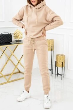 Tuta Fango Due Pezzi Con Lacci E Cappuccio