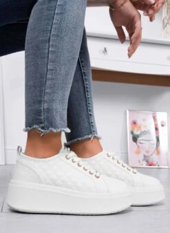 DALILA - Sneakers Platform Bianche Alexoo In Finta Pelle Martellata -Negozio al dettaglio Alexoo 20 adfd05c0 e3cb 4365 a96f f1d7acc4f77f