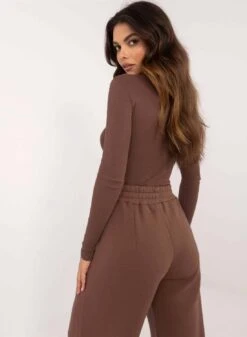 Tuta Felpata Marrone Due Pezzi -Negozio al dettaglio Alexoo 23 3848222e 8f96 49ef a121 d8be0935a683