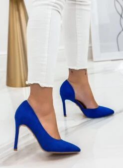 AURORA - Decolletè Alexoo Blu Con Apertura Laterale E Tacco Alto -Negozio al dettaglio Alexoo 29 143be23d 7c0f 4ec1 aad9 ba1564e4e78c