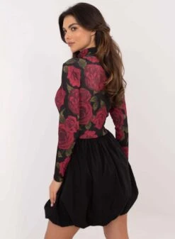 Abito Nero A Fantasia -Negozio al dettaglio Alexoo 2 05af61f4 5088 480f a458 e303de63caaf