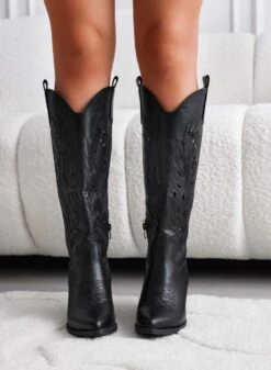 RAQUEL - Stivali Camperos Neri Traforati -Negozio al dettaglio Alexoo 2 393ab53c deda 4c48 aab8 c7e84e222e18
