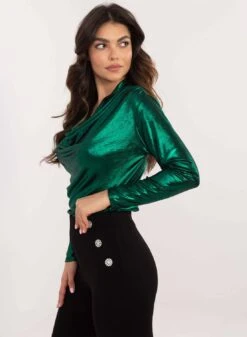 Maglia Verde Metallizzata Con Scollo Morbido 6 Maglia Verde Metallizzata Con Scollo Morbido -Negozio al dettaglio Alexoo 2 827c192a 6d78 45ea 9881 18a6e91a0664