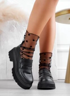 IMMA - Mocassini Neri Alexoo Con Suola Alta -Negozio al dettaglio Alexoo 2 9284cc03 f14b 4d32 8e46 fb2f62652205