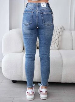 Jeans Skinny Blu Con Brillantini -Negozio al dettaglio Alexoo 2 ac913901 f8a7 4378 ad8e 982c8a6b26e9