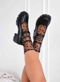 Scarpe Mary Jane Nere Con Cinturino E Fibbia -Negozio al dettaglio Alexoo 2 c374fe57 0beb 4598 be4b c5e2d2a34661