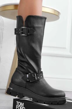 DESTINY - Stivali Neri Biker Con Borchie E Fibbie -Negozio al dettaglio Alexoo 2 cb6ea346 cf12 4df0 9d64 846309a6fec8