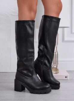 RYAN - Stivali Neri Con Tacco Comodo -Negozio al dettaglio Alexoo 2 dcea424e 372e 4038 8629 d1f30ce0c885