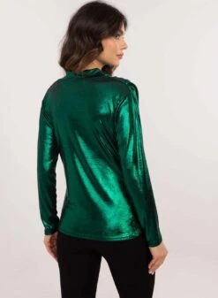 Maglia Verde Metallizzata Con Scollo Morbido 7 Maglia Verde Metallizzata Con Scollo Morbido -Negozio al dettaglio Alexoo 3 089a33bb 6401 49ba ab90 1a5e61339f81
