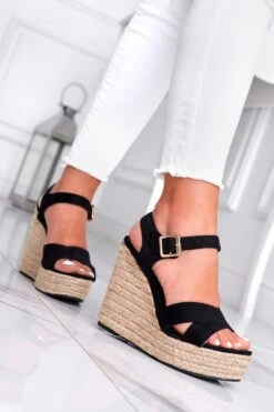 Sandali Espadrillas Alexoo Neri Con Zeppa -Negozio al dettaglio Alexoo 3 29abf61e 838b 4229 af86 bc4e3c5112c0