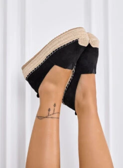 MAGDA - Espadrillas Platform Nere Con Punta Crochet E Suola In Corda 5 MAGDA - Espadrillas Platform Nere Con Punta Crochet E Suola In Corda -Negozio al dettaglio Alexoo 3 7115e04b c33c 4877 b8e5 175a205954eb