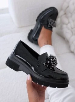 Francesine Nere In Vernice Con Strass -Negozio al dettaglio Alexoo 3 f934f882 a7f6 4b3a 920e 52b4c8114fef