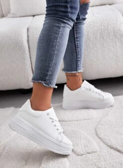 COREEN - Sneakers Bianche Con Lacci -Negozio al dettaglio Alexoo 3 fe2736b1 552d 4a9f 9f0c 9bd3d2e54075