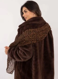 Sciarpa Foulard Marrone A Fantasia Maculata -Negozio al dettaglio Alexoo 4 0b7e0544 f082 4e09 85ab bedb9d0f51d0