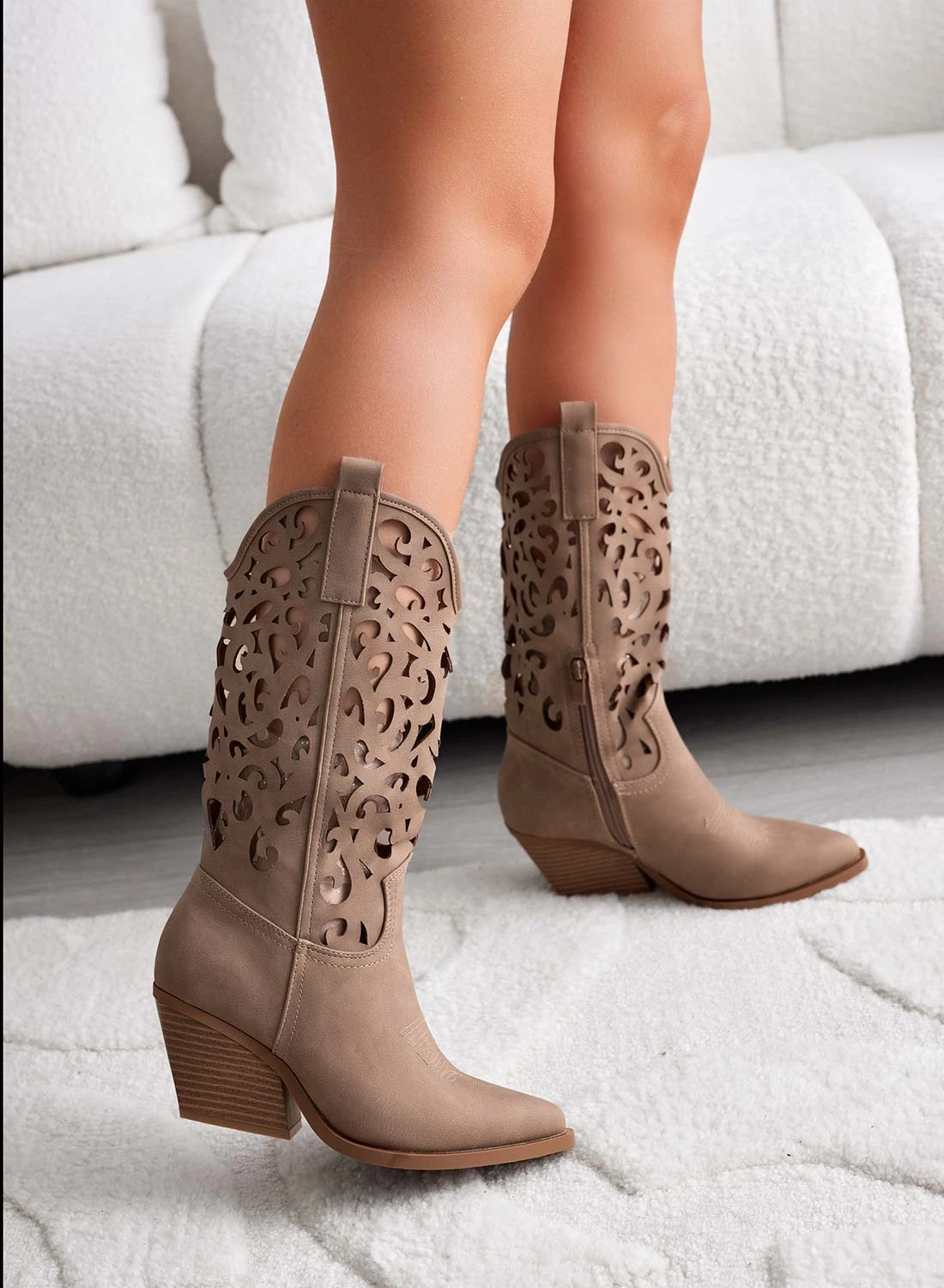 CANOSA - Stivaletti Camperos Fango Traforati 4 CANOSA - Stivaletti Camperos Fango Traforati - immagine 4