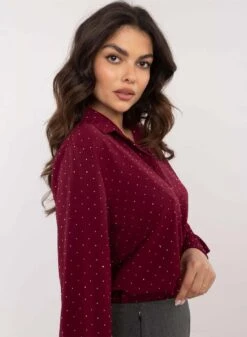 Camicia Bordeaux Con Glitter -Negozio al dettaglio Alexoo 4 4a15131e 1265 4916 94f1 bf56bf6588a2
