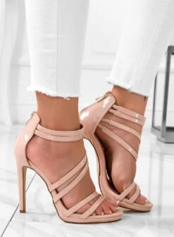 RENATA - Sandali Alexoo Nude In Vernice Con Tacco Alto -Negozio al dettaglio Alexoo 4 5105e99c cb8e 4c51 85f4 fde15578489d