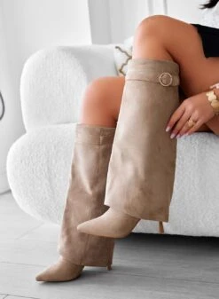 KENNEDY - Stivali Fango Scamosciati Con Risvolto