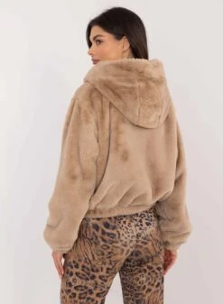 Giacca Invernale In Ecopelliccia Con Cappuccio Fango -Negozio al dettaglio Alexoo 4 aac0252c 28ac 4433 baeb 9551f12158d9