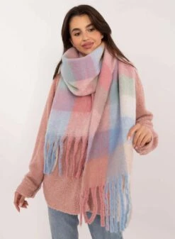 Sciarpa Oversize Con Tonalità Rosa Azzurro -Negozio al dettaglio Alexoo 4 c23fe21b 0e94 49f4 afaf 4168ad7ec2ea