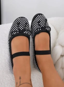 ANTEA - Ballerine Nere Gioiello Con Fiocco 7 ANTEA - Ballerine Nere Gioiello Con Fiocco -Negozio al dettaglio Alexoo 4 f3a8d322 3130 4cfc 9991 a55822d812bd