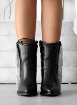 ROSE - Stivaletti Alexoo Neri Camperos Con Frange Gioiello -Negozio al dettaglio Alexoo 4 fef0315c 1538 4519 aa99 96113d5c32f6