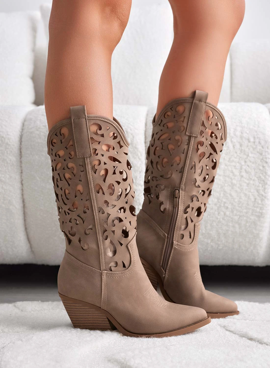 CANOSA - Stivaletti Camperos Fango Traforati 5 CANOSA - Stivaletti Camperos Fango Traforati - immagine 5