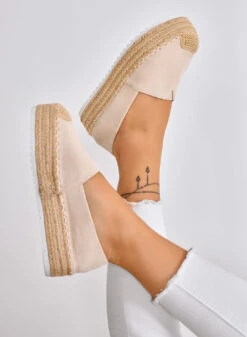 SAWANA - Espadrillas Beige Platform In Similcamoscio Con Punta In Juta 5 SAWANA - Espadrillas Beige Platform In Similcamoscio Con Punta In Juta -Negozio al dettaglio Alexoo 5 a6432b35 0d2e 4f8a 9b44 a59e6a10c36f