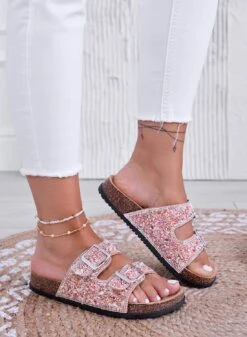 BROOKE - Sandali Ciabatte Rosa Gioiello Con Fibbie E Strass -Negozio al dettaglio Alexoo 6 43f9d015 06da 469e 9ab9 2b8b29ae190f