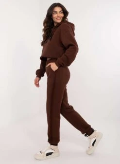 Tuta Marrone Due Pezzi Felpata Con Scritta Brooklyn -Negozio al dettaglio Alexoo 6 482ddf22 7d53 4dba 9d26 6f4e152d5b4b