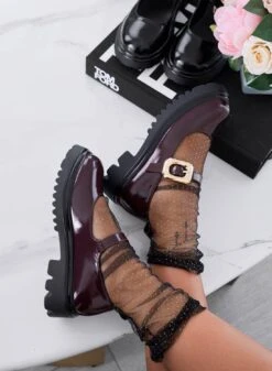 REUS - Francesine Mary Jane Bordeaux In Vernice -Negozio al dettaglio Alexoo 6 a9062296 8a39 47c2 8aa7 5c3ba5a15bf1