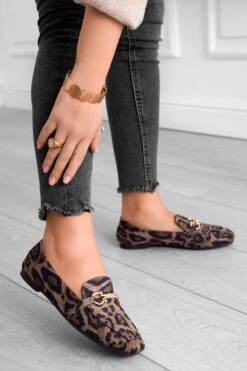 GAETANA - Mocassini Maculati Con Fibbia Oro -Negozio al dettaglio Alexoo 6 bcf23a91 5ed2 4e62 a1e3 d08ded2d1d34